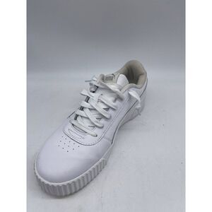 Puma Carina White Low Platform Sneakers Size Womens 11